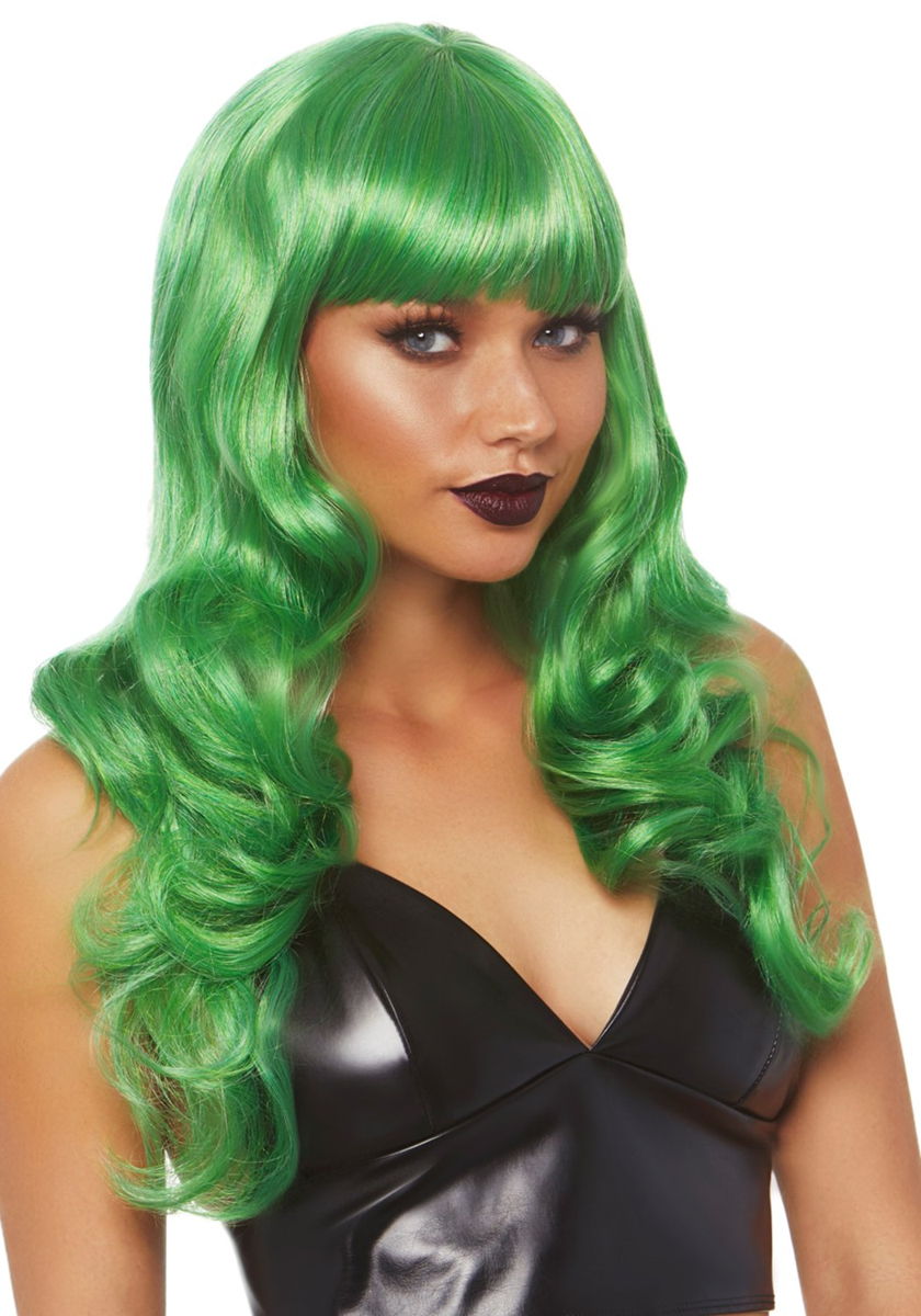 Parrucca verde Joker donna - Leg Avenue