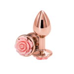 Plug anale con rosa rosa Rear Assets NS Novelties