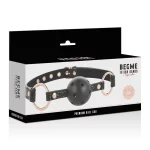 Scatola Ball gag traforata con texture lucida Begme