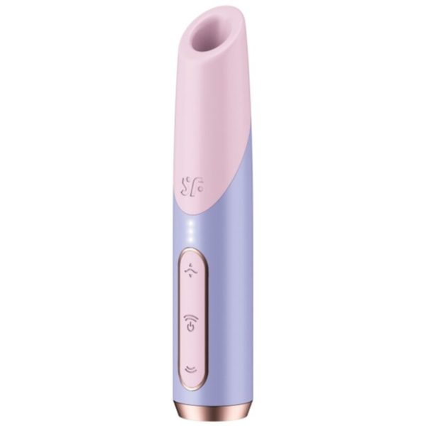 Stimolatore clitoride Bold Kiss con onde pulsanti Satisfyer (lilla-rosa)