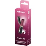 Stimolatore clitorideo rossetto Pro 2 Kiss onde pulsanti Satisfyer (scatola)