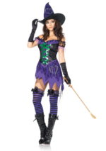 Strega in viola 83770 Leg Avenue