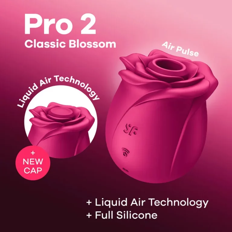 Vibratore a forma di rosa Pro 2 Satisfyer advertising
