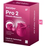Vibratore a forma di rosa Pro 2 Satisfyer (scatola)