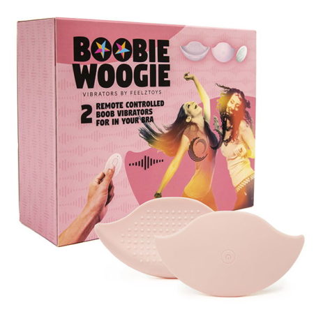 Vibratori per seno con telecomando Boobie Woogie Feelztoys