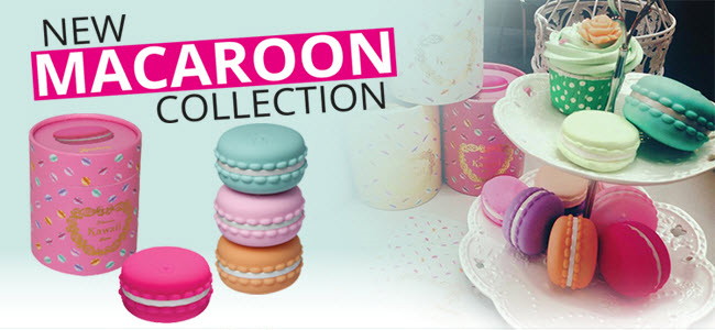 macaroon collection vibratore kawaii rossociliegiashop